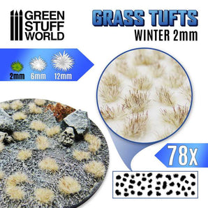 White Winter Tufts Green Stuff World Warhammer Modelling Wargaming Miniatures Painting Hobby modelling paint arts crafts basing figurines