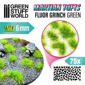 Grinch Green Tufts martian flour Green Stuff World Warhammer Modelling Wargaming Miniatures Painting Hobby modelling paint arts crafts basing figurines
