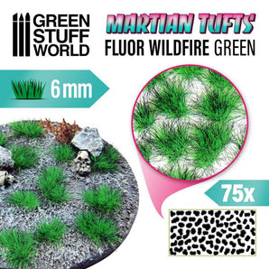 Wildfire Green Tufts Martian Tufts Green Stuff World Warhammer Modelling Wargaming Miniatures Painting Hobby modelling paint arts crafts basing figurines