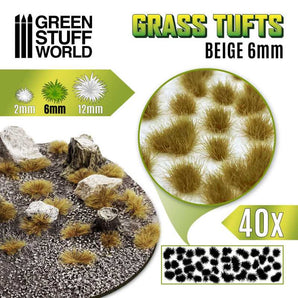 Beige Tufts 6mm Green Stuff World Warhammer Modelling Wargaming Miniatures Painting Hobby modelling paint arts crafts basing figurines