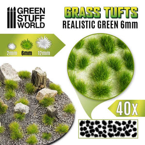 Realistic Green Tufts  Green Stuff World Warhammer Modelling Wargaming Miniatures Painting Hobby modelling paint arts crafts basing figurines
