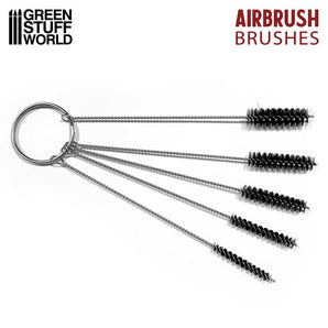 Green Stuff World Airbrush Cleaning Brushes Set modelling wargaming painting hobby paint arts crafts