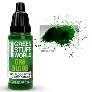 Ork Blood Green Stuff World effect paint for hobby/modelling