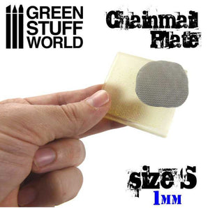 Green Stuff World Chainmail Texture Plate