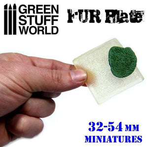 Wolf Fur texture plate Green Stuff World for modelling, sculpting