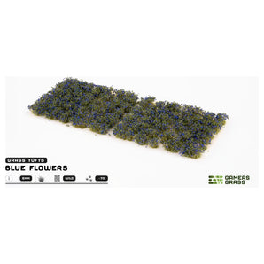 Gamers Grass Wild Blue Flowers Hobby Modelling Wargames 6mm tufts arts crafts