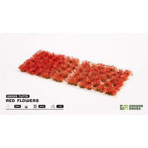 Gamers Grass Wild Red Flowers Hobby Modelling Wargames 