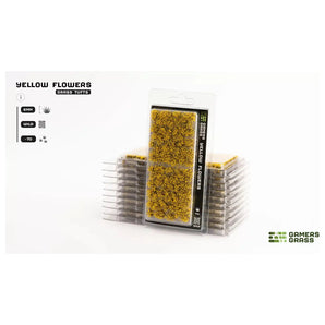 Gamers Grass Wild Yellow Flowers Hobby Modelling Wargames 6mm tufts arts crafts