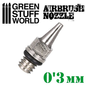 Green Stuff World Airbrush Nozzle - 0.3mm modelling wargaming painting hobby paint arts crafts