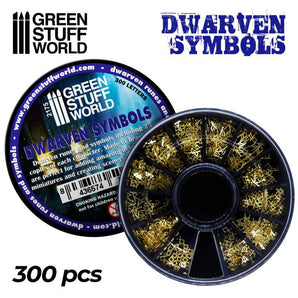 Green Stuff World - Dwarven Runes and Symbols modelling wargaming painting hobby paint arts crafts