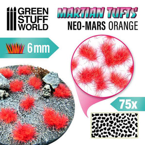  Neo-Mars Orange Martian Tufts Green Stuff World Warhammer Modelling Wargaming Miniatures Painting Hobby modelling paint arts crafts basing figurines