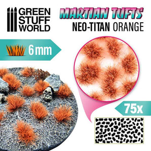 Neo-Titan Orange Martian Tufts Green Stuff World Warhammer Modelling Wargaming Miniatures Painting Hobby modelling paint arts crafts basing figurines