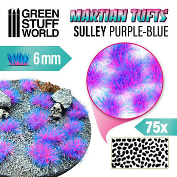 Sulley Purple Blue Tufts martian Green Stuff World Warhammer Modelling Wargaming Miniatures Painting Hobby modelling paint arts crafts basing figurines